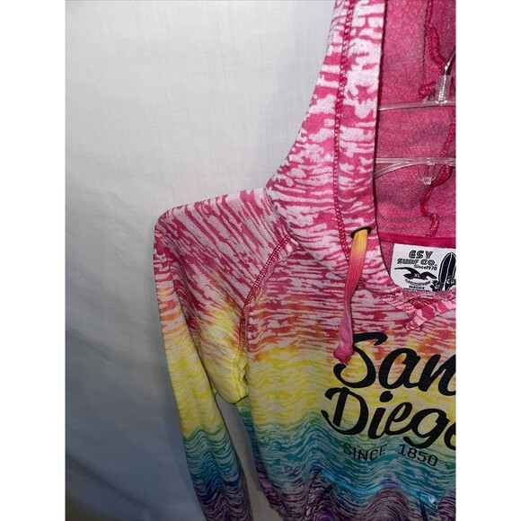 Esy Surf Co. Women’s Beach Hoodie Size XL Multicolor Pool Surfing Relax Comfort - Picture 5 of 12